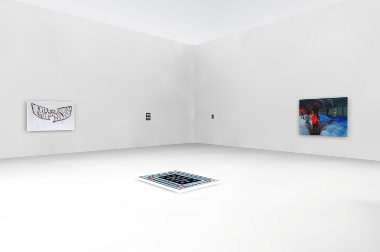 Blick in die Kunstausstellung der Rotary Collection Nürnberg-Sigena