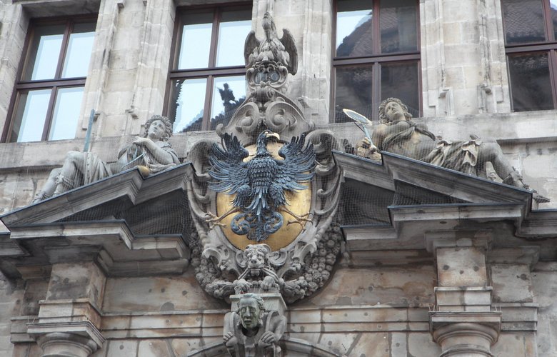 Prunkportal des Nürnberger Rathauses (Ausschnitt)