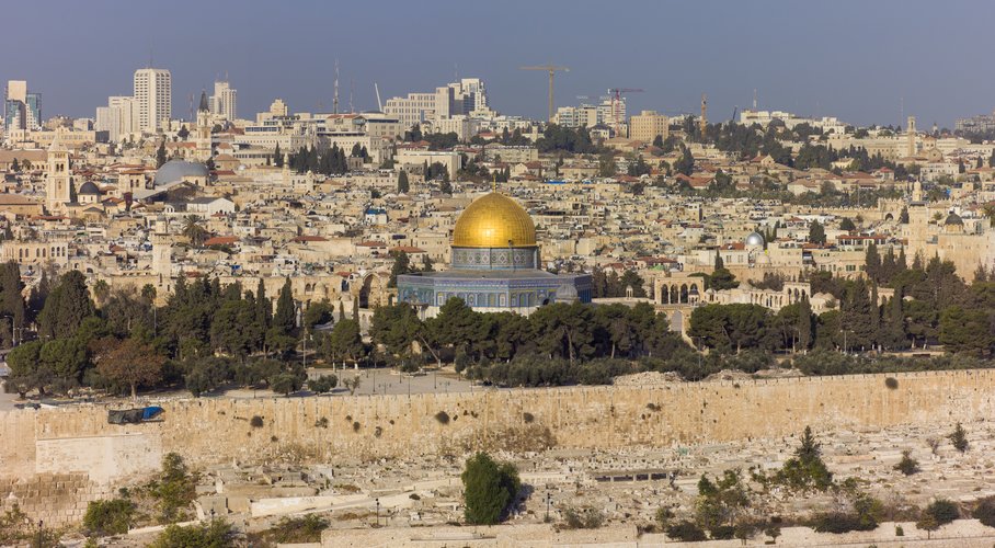 Stadtansicht von Jerusalem