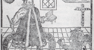 Titelseite von Christopher Marlowes „Dr. Faustus“, 1620 (Ausschnitt)