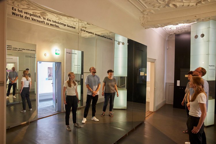 Jakob-Wassermann-Spiegelsaal im Jüdischen Museum Franken in Fürth