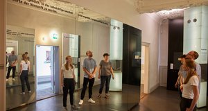 Jakob-Wassermann-Spiegelsaal im Jüdischen Museum Franken in Fürth