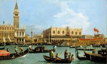 Stimmungsgemälde Venedig, 1732